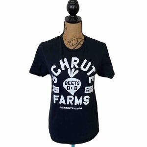 The Office Adult T-Shirt  -  Schrute Farms Beets B & B Can't Be Beet SMALL